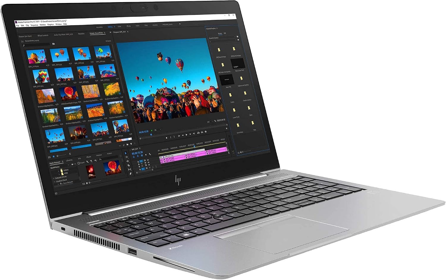 HP ZBOOK 15U G5 Workstation Laptop (Intel i7-8650U 4-Core, 32GB RAM, 512GB PCIe SSD, Intel UHD 620, 15.6' Full HD Bluetooth, Webcam, 1xUSB 3.1, Win 10 Pro (Renewed)
