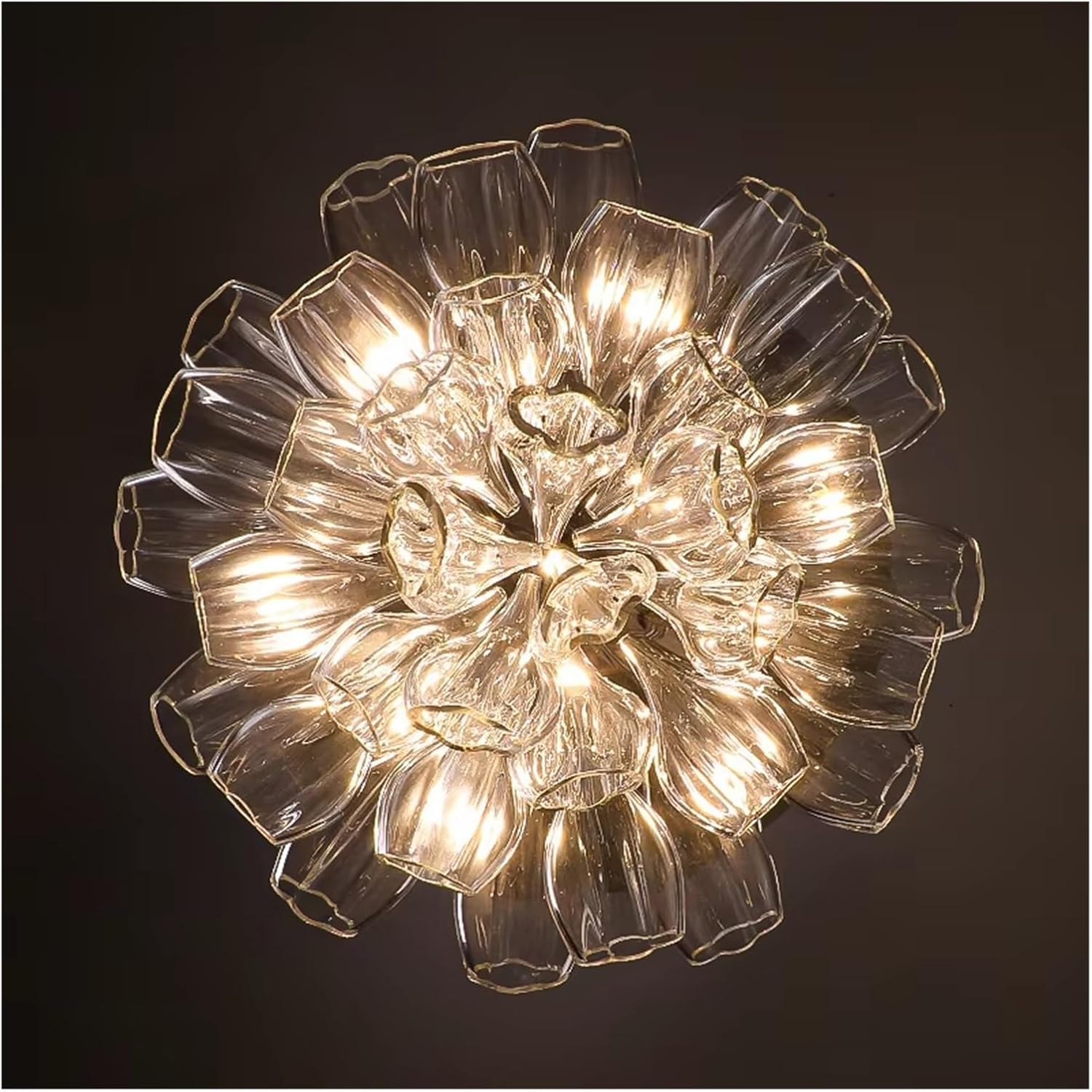 Modern Luxury Crystal LED Chandelier Living Room Restaurant Hotel Lobby Villa Glass Chandelier Gold and Silver Color Decorative Light,Dining Light Fixtures