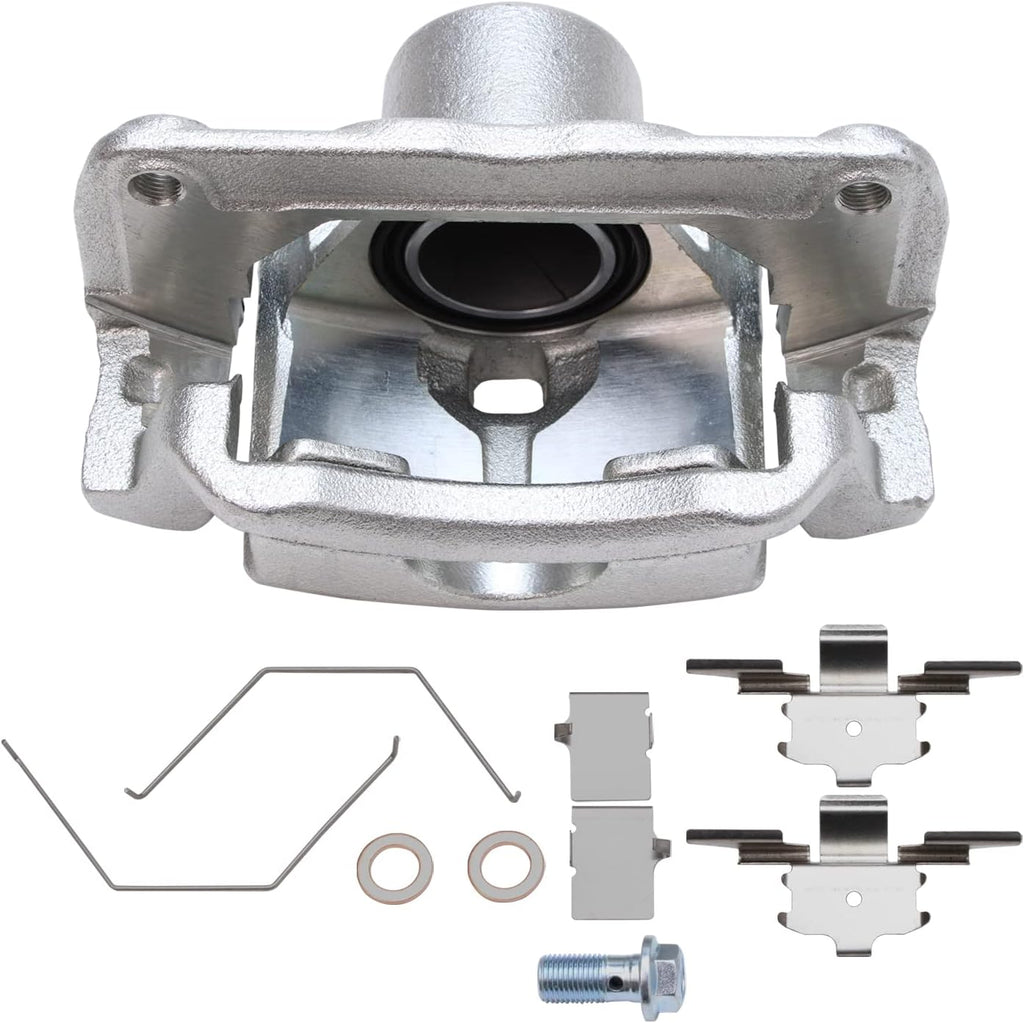 Detroit Axle - Front Brake Kit for 2006-12 Ford Fusion 07-12 Lincoln MKZ 06-11 Milan 08-13 Mazda 6 Disc Brake Rotors Ceramic Brakes Pads Replacement Brake Caliper