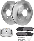 Detroit Axle - 4WD Front Brake Kit for Ford F-150 Lincoln Mark LT 2005 2006 2007 2008 Disc Brake Rotors Brake Caliper Ceramic Brakes Pads Replacement