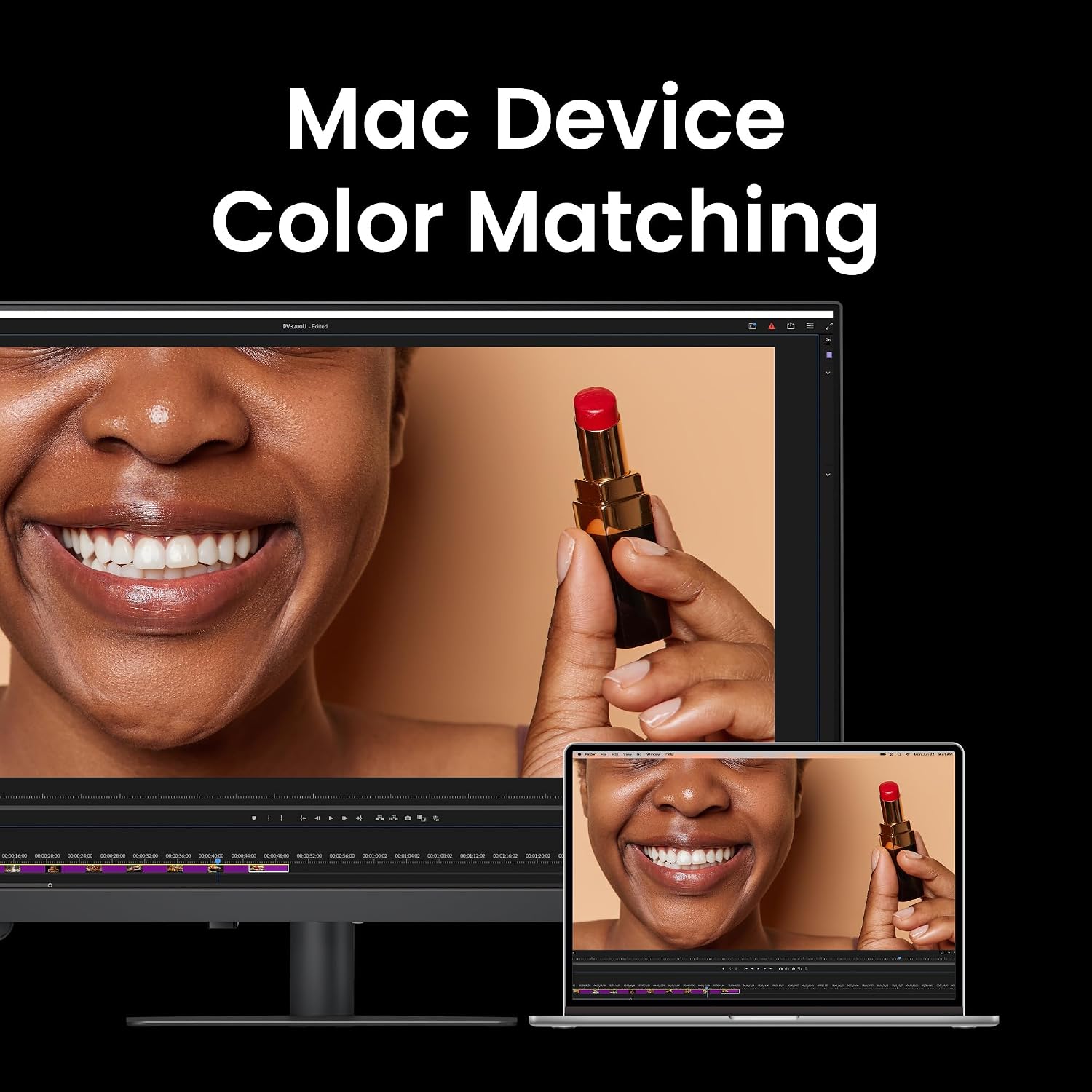 BenQ PV3200U 32' 4K UHD Monitor for Video Editing, 95% DCI-P3, 100% Rec.709/sRGB, 2.1ch Speakers, 65W USB-C, Mac Compatible, Factory-Calibrated, Software Calibration, Ergonomic Stand