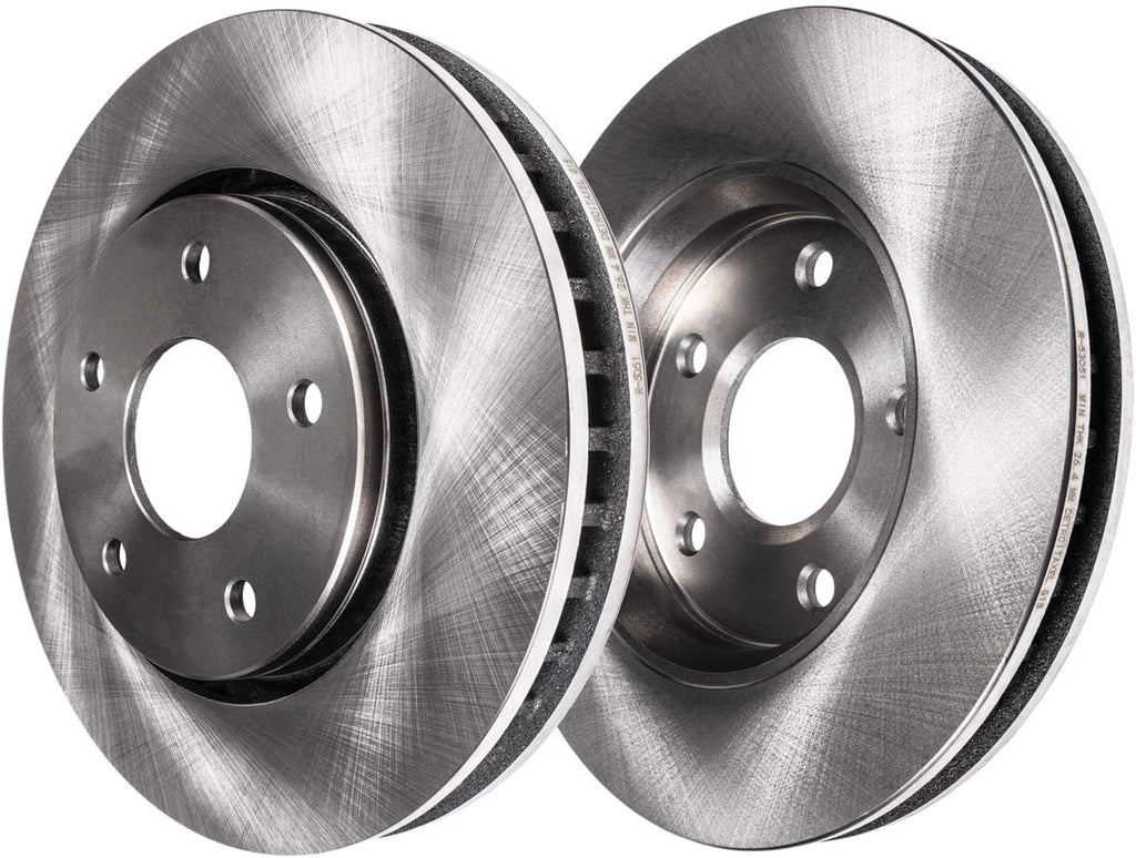 Detroit Axle - Wheel Bearing Hubs Brake Kit for 2014-2019 Nissan Rogue, Wheel Bearing Hubs Front Rear Disc Brake Rotors Ceramic Brake Pads Replacement: 12.60 inch Front Rotor