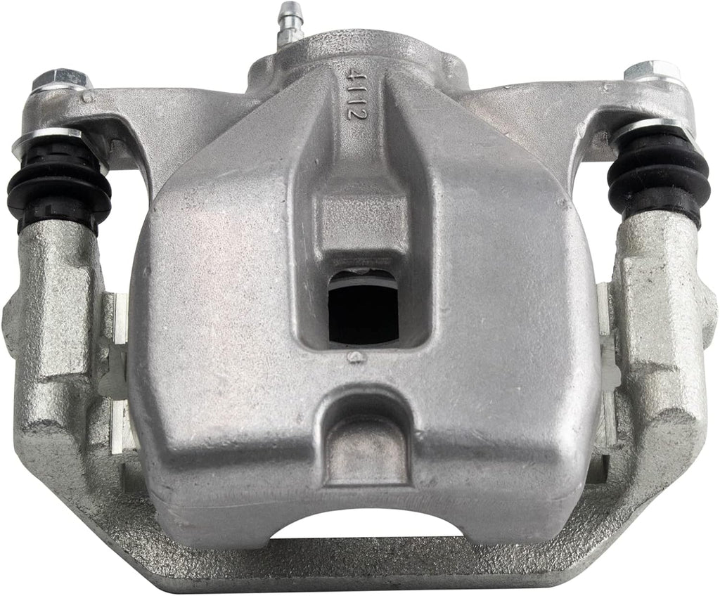 TRQ Rear Brake Pad and Rotor Set Ceramic Rotors Calipers Compatible with 2008-2013 Toyota Highlander