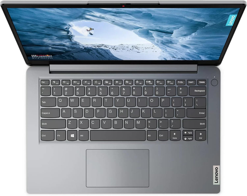 Lenovo IdeaPad 2023 Flagship 14'' HD Screen Lightweight Laptop, 4-Core Intel Pentium N5030 (Upto 3.1GHz), 4GB RAM, 128GB eMMC,WiFi, Webcam, Long Battery Hours, Microsoft 365, Win 11S+HubxcelAccessory