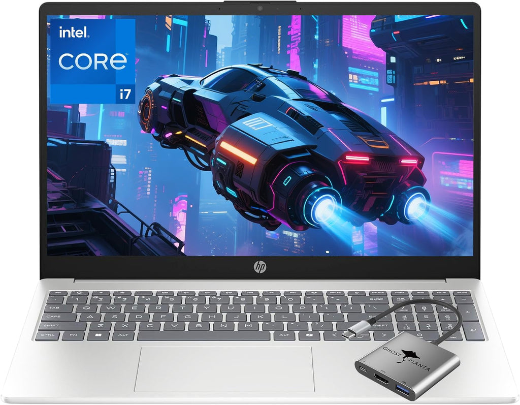 HP i7 Touchscreen Laptop, 10-Cores Intel Core i7-1355U(Beat Core 7), 16GB RAM 1TB SSD 15.6' FHD Intel Iris Xe Graphics, Win 11 up to 11H Battery Wifi6 w/Accessory for Business Gaming