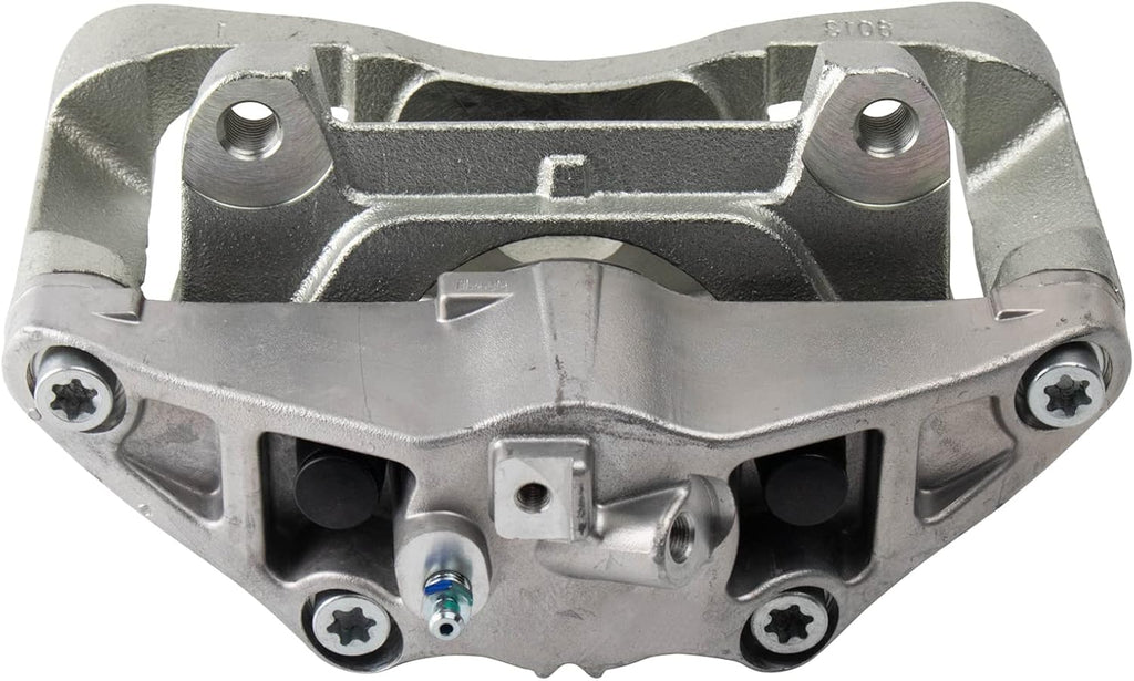 TRQ Performance Front Brake Pad and Rotor Set Ceramic Vented Coated Rotors Calipers Compatible with 2005-2006 Audi A4 A4 Quattro