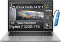 HP ZBook Firefly 14 G11 Mobile Workstation Laptop (14' FHD+ Touchscreen, 32GB DDR5, 1TB SSD, AMD Ryzen 7 8840HS (>Intel i7-1355U)) for Engineer, Designer, Thunderbolt 4, IR Webcam, IST HUB, Win 11 Pro