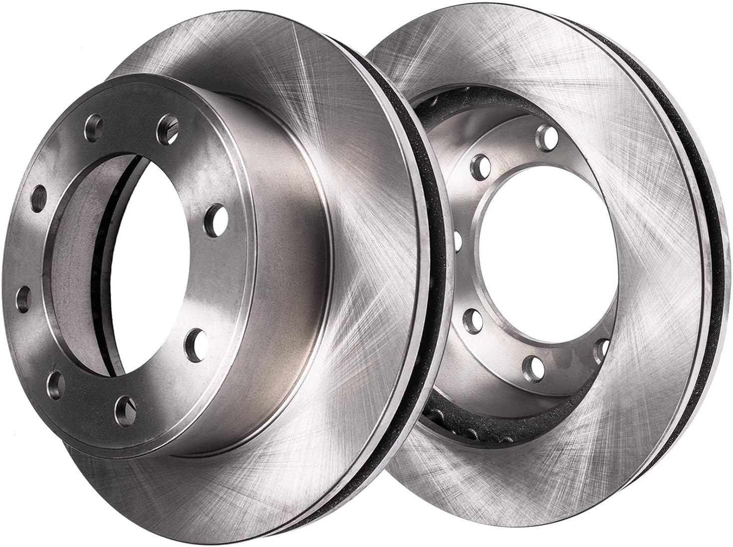 Detroit Axle - 4WD Front Wheel Bearing Hubs Brake Kit for 99-04 Ford F-250 F-350 Super Duty 00-02 Ford Excursion [SRW] Wheel Bearing Hubs Disc Brake Rotors Brakes Pads Replacement : 13.03 inch Rotor