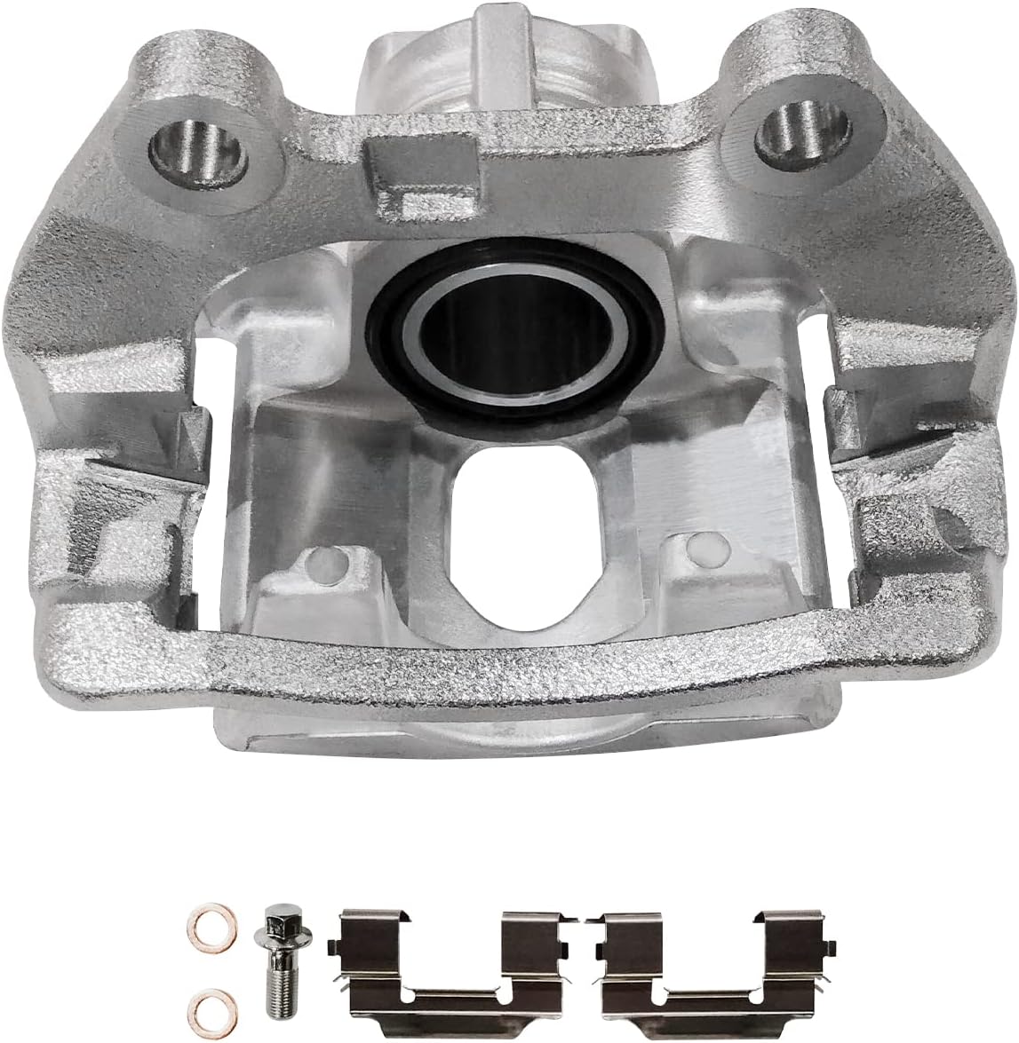 Detroit Axle - Rear Brake Kit for Chevy Trailblazer EXT GMC Envoy XL XUV Buick Rainier Olds Bravada Saab 9-7X, 12.80'' inch Disc Brake Rotors Ceramic Brake Pads Brake Caliper Replacement
