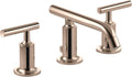 KOHLER K-14410-4-RGD Purist Bathroom Sink Faucet, Vibrant Rose Gold