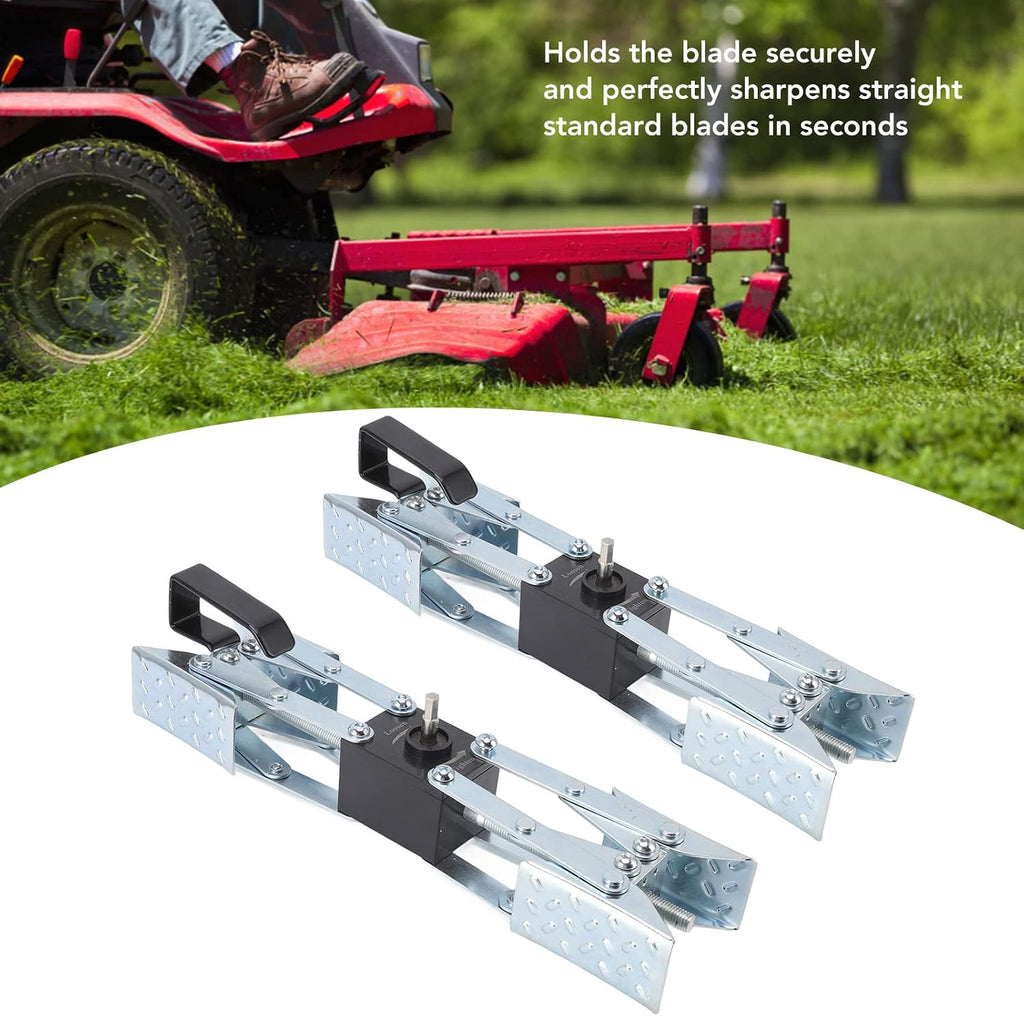 Stainless Steel Lawnmower Blades Sharpener High Efficiency Fast Grinding Tool Kit for Lawn Mower Blade Sharpening Farming Material