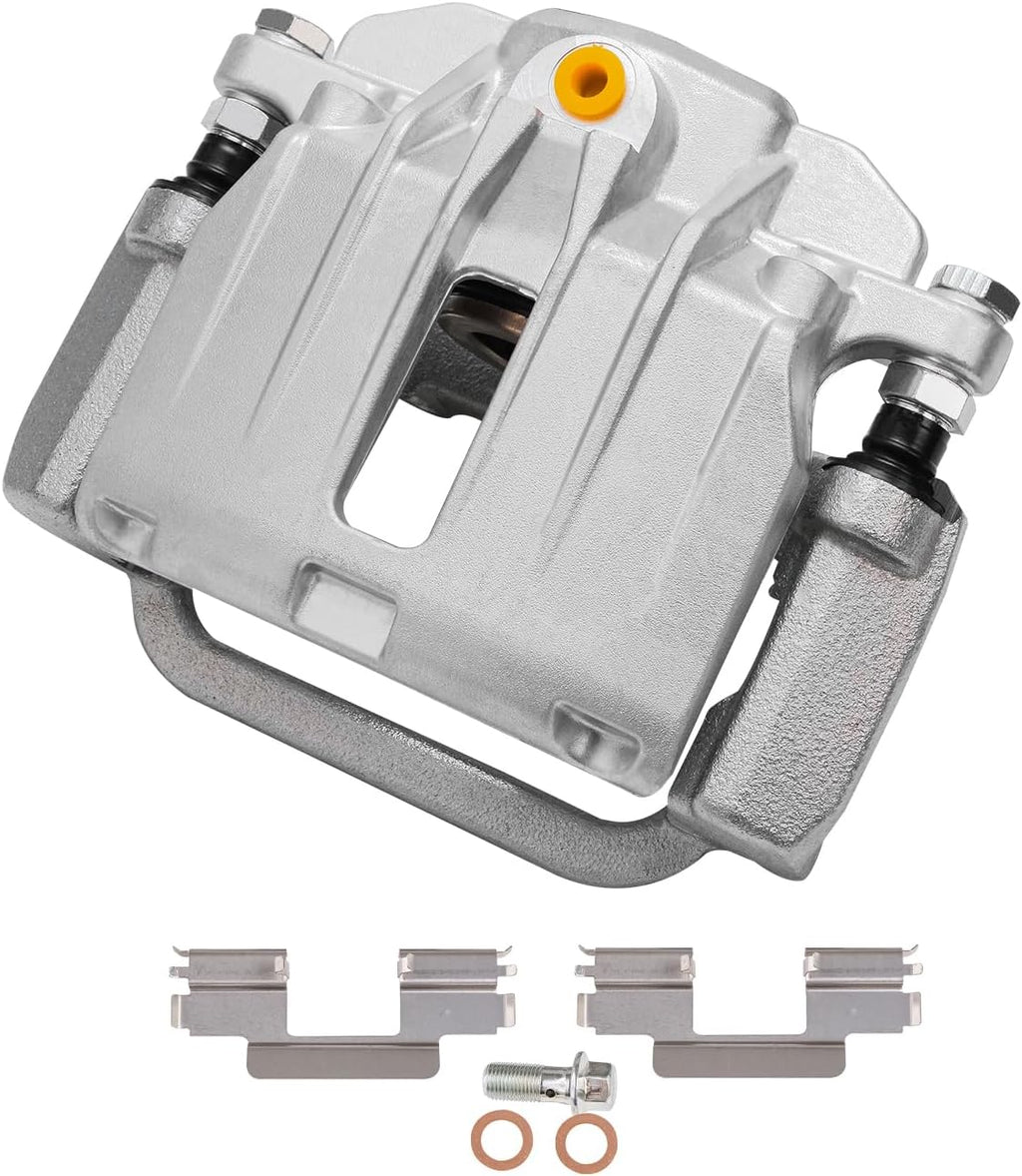 Detroit Axle - Rear 2pc Brake Calipers for 2003-2006 Chevy Silverado 1500 GMC Sierra 1500 Cadillac DeVille DTS, 2 Disc Brake Calipers with Bracket Replacement