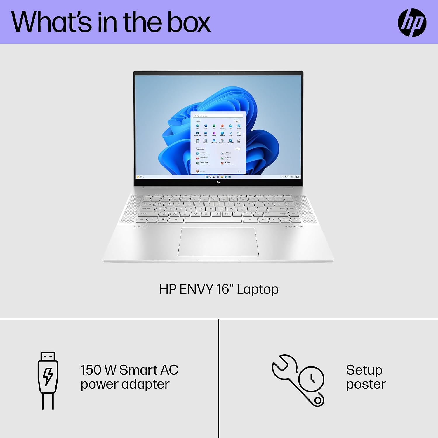 HP Envy 16 inch Laptop, WQXGA 48-120Hz Display, Intel Evo Powered by 13th Generation Intel Core i7-13700H, 16 GB RAM, 512 GB SSD, Intel Arc A370M Graphics, Windows 11 Home, 16-h1010nr (2023)