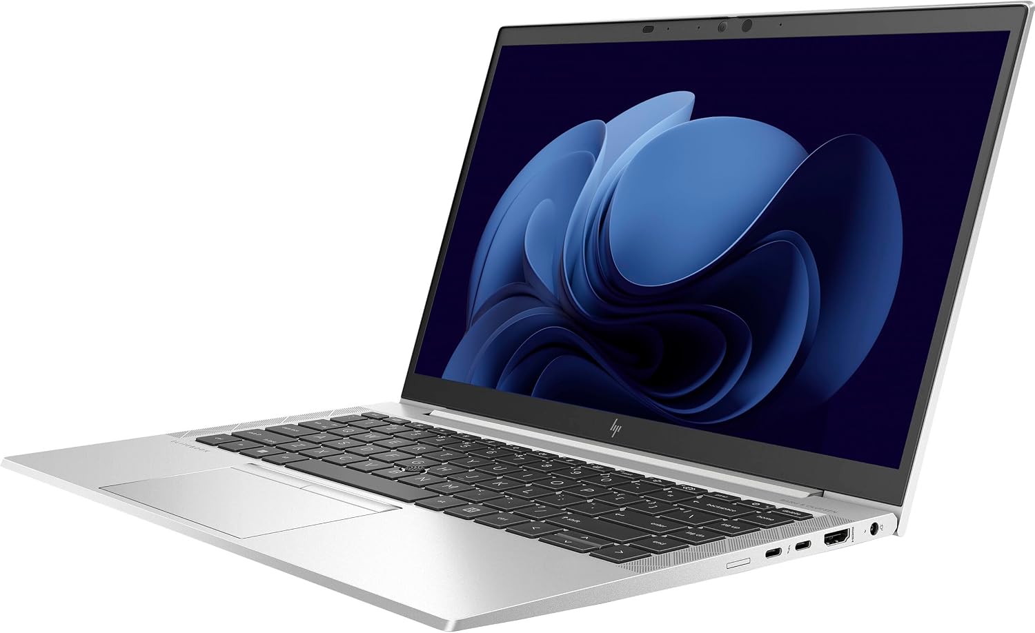 HP EliteBook 840 G8 14'' Laptop, Intel i7 1165G7 2.8GHz, 32GB DDR4 RAM, 512GB NVMe M.2 SSD, 1080p Full HD, Thunderbolt 4, Webcam, Windows 11 Pro, Silver (Renewed)