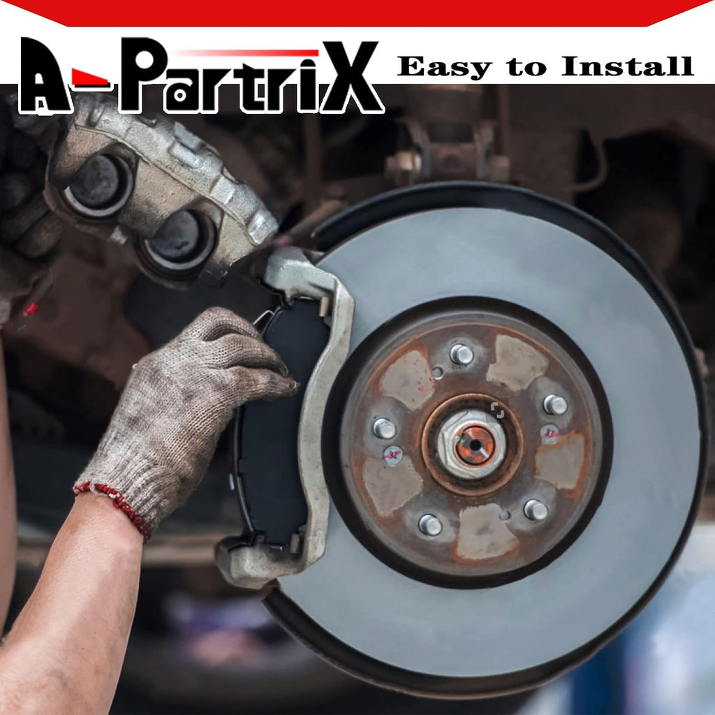 Brakes and Rotors - Front Brake Pads and Rotors Kit, Front Brake Kit Replacement, Break Pad and Break Rotor fits Ford Fiesta 2019 2018 2017 2016 2015 2014 2013 2012 2011