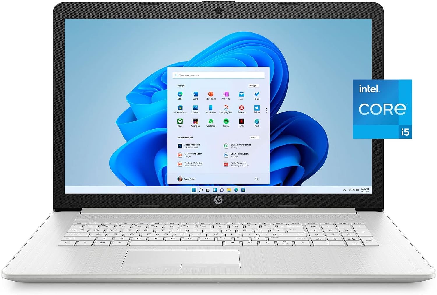 New 2022 HP 17.3' FHD IPS Display, 11th Gen Intel Core i5-1135G7(Beats i7-8500), Windows 11 Home, 8GB RAM, 512GB SSD, Wi-Fi 5, Bluetooth, HDMI, Webcam