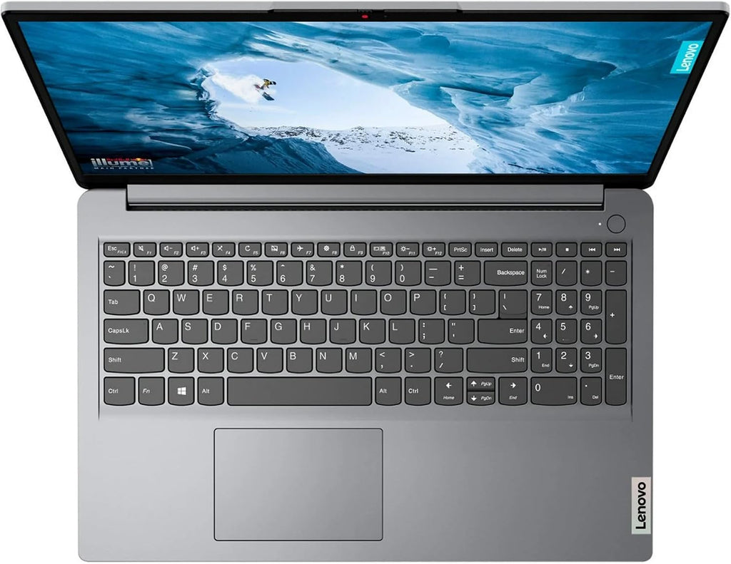 Lenovo Ideapad 1i Laptop, 15.6' FHD Touchscreen, Core i3-1215U, 8GB RAM, 256GB SSD, Iris Xe Graphics - Cloud Gray - (Renewed)