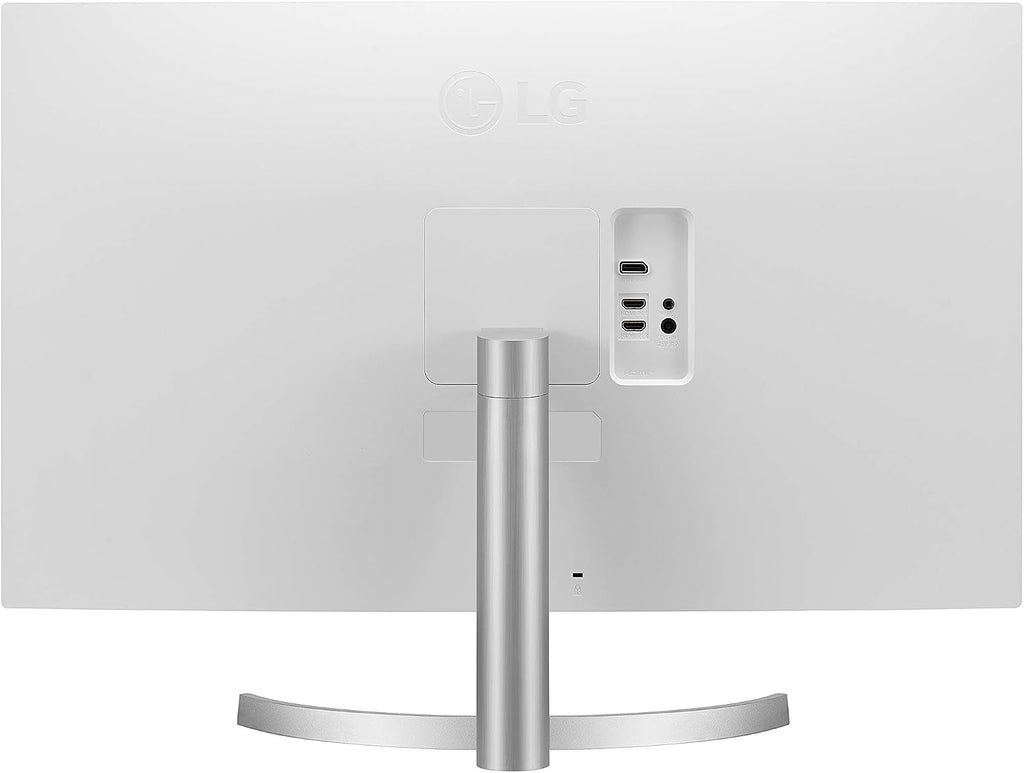 LG 32UN500-W Monitor 32' Ultrafine (3840 x 2160) Display, AMD FreeSync, DCI-P3 90% Color Gamut, HDR10, Built-in Speakers, 3-Side Virtually Borderless Design - Silver/White