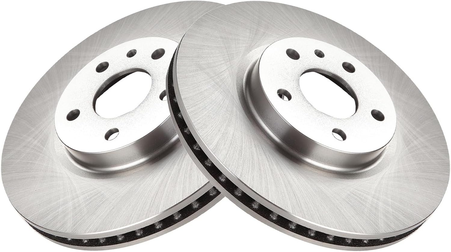 TRQ Front Brake Pad and Rotor Set Ceramic Vented Rotors Compatible with 2013-2020 Ford Fusion 2013-2016 Lincoln MKZ