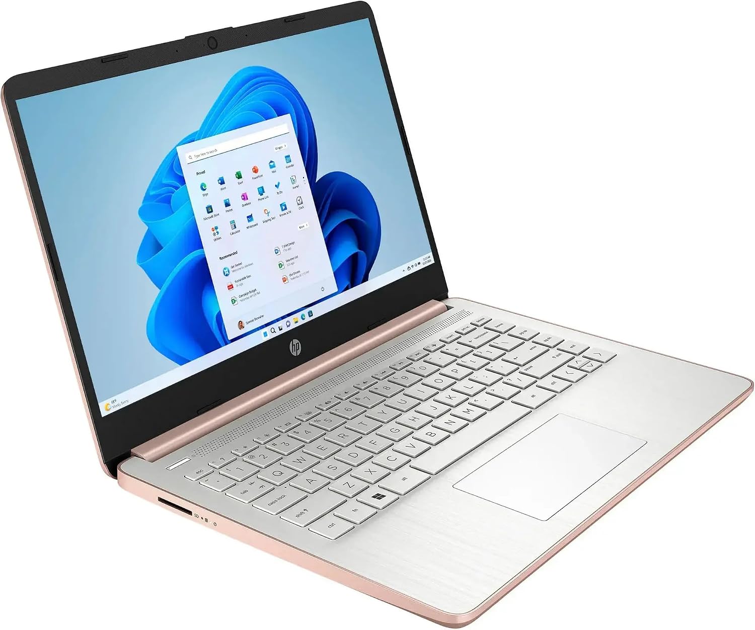 HP 14 Lightweight Business & Student Laptop 14' HD Anti-Glare Intel Celeron 4-core N4120 16GB RAM 192GB Storage (128GB eMMC + 64GB SD Card) Type-C Fast Charge Long-Lasting Battery Win11 ICP Accessory