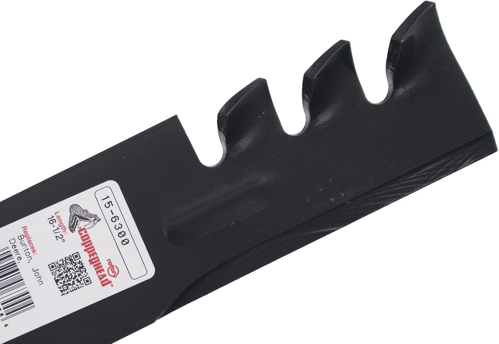 Rotary 6300 Mower Blades for Bad Boy Bunton Scag Snapper 16-1/2' Length 2-1/2' Width .204' Thickness 5/8' Center Hole Fits 32in. 48in. Deck