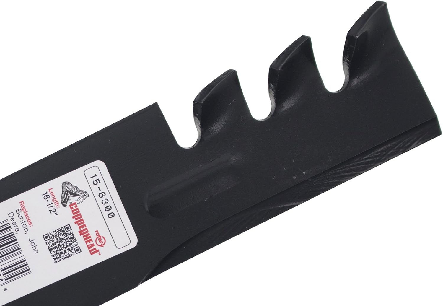 Rotary 6300 Mower Blades for Bad Boy Bunton Scag Snapper 16-1/2' Length 2-1/2' Width .204' Thickness 5/8' Center Hole Fits 32in. 48in. Deck