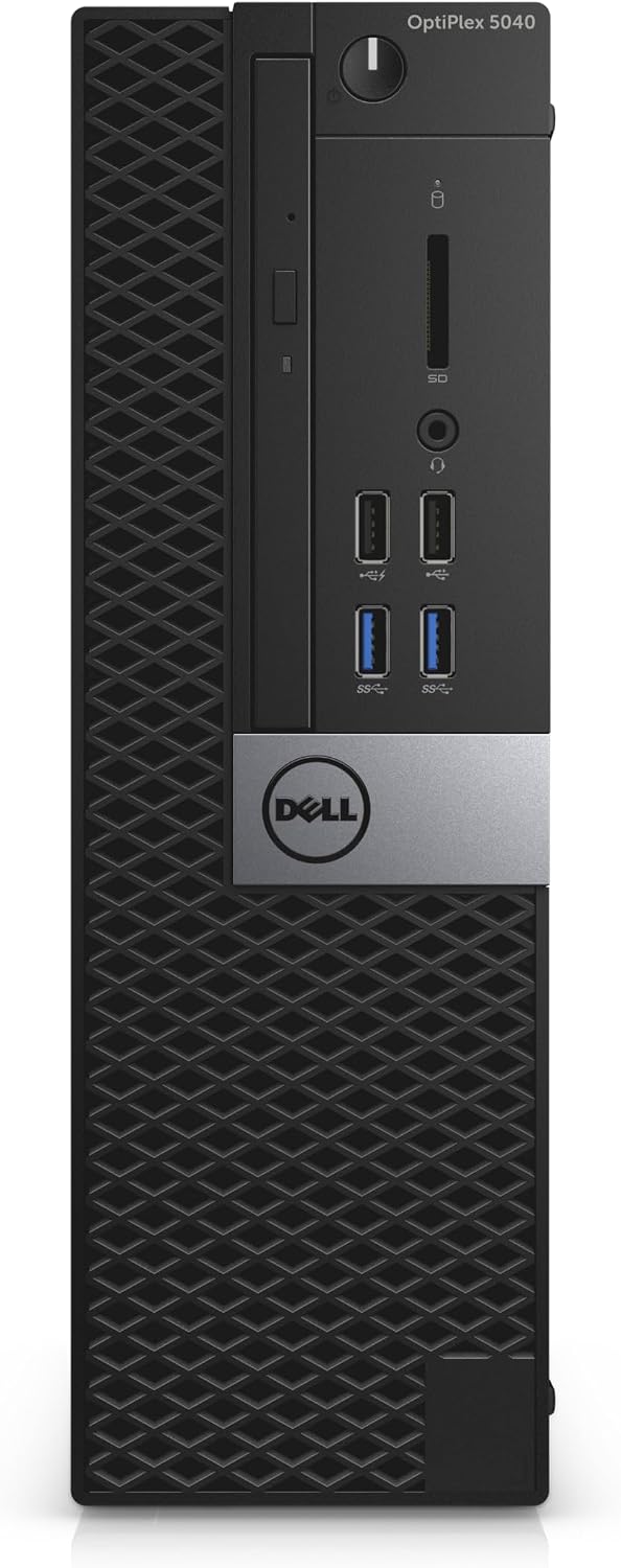 Dell OptiPlex 5040 SFF PC Desktop Computer, with New 24' FHD Monitor, Core i5-6500, 8GB RAM, 256GB SSD, Keyboard & Mouse, WiFi, Windows 11 Pro (Renewed)