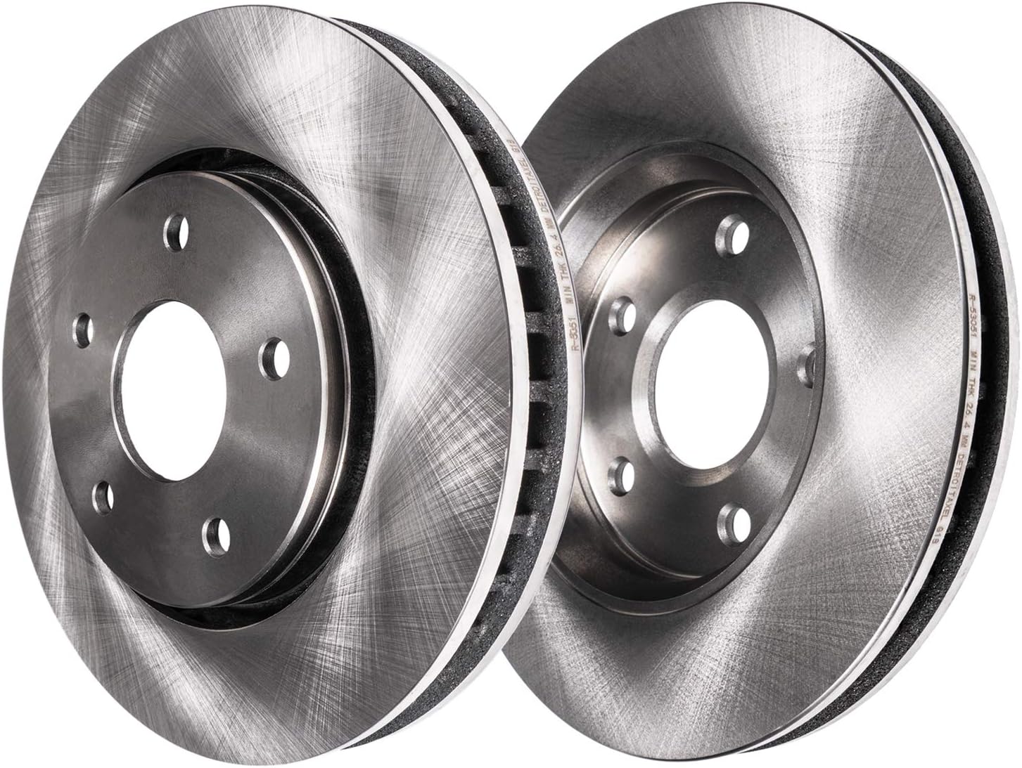 Detroit Axle - Brake Rotors for 2014 2015 2016 2017 2018 Ford Focus [ST] Disc Brake Rotors Replacement : 13.19' inch Front and 10.67' inch Rear Rotor