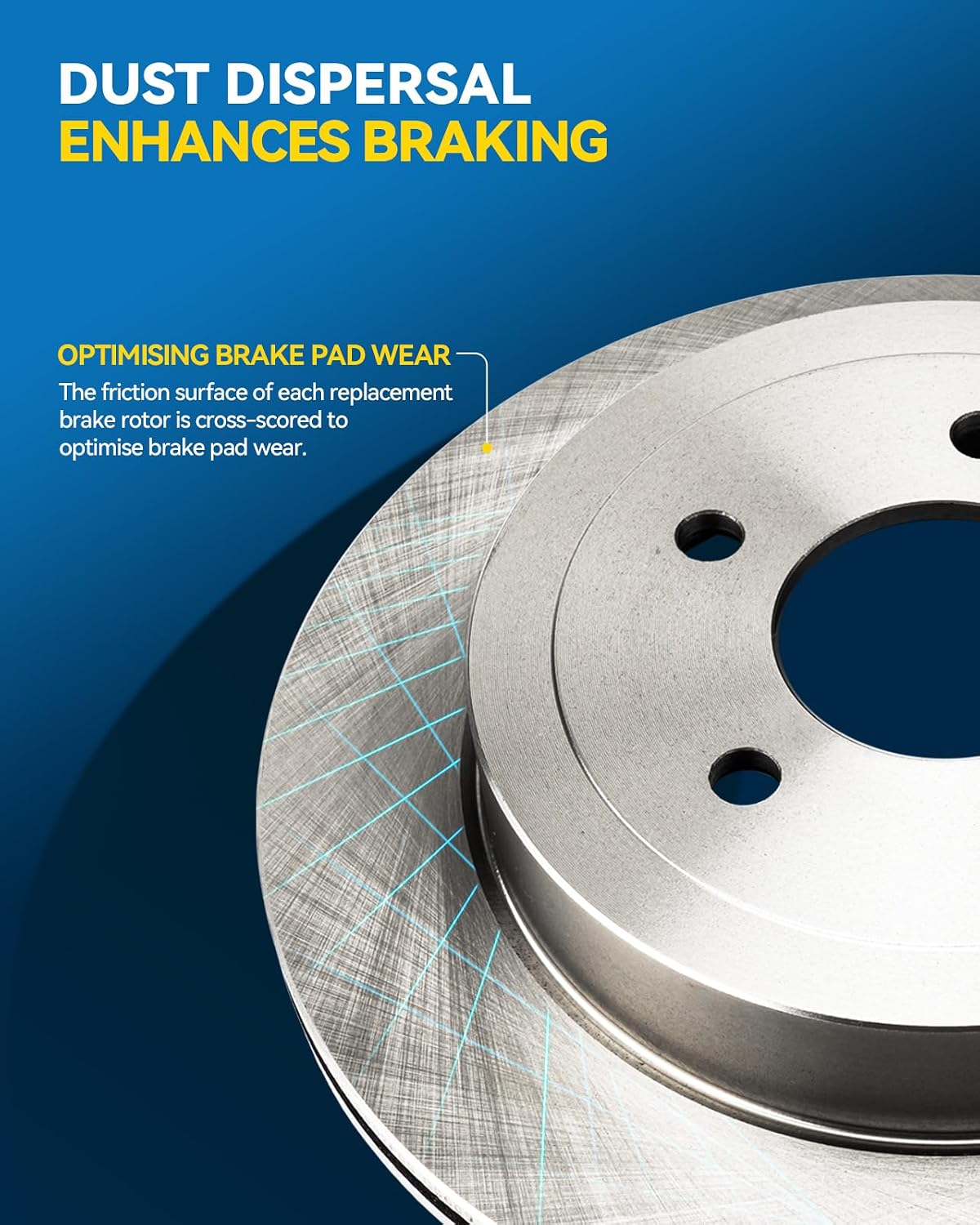 PHILTOP Front and Rear Brake Kit For Honda Odyssey 2005-2010, Brake Rotors and Brake Pads Kit Replace #31368+D1521+31369+D1088, Front 11.65（296mm）, Rear 12.32（313mm）