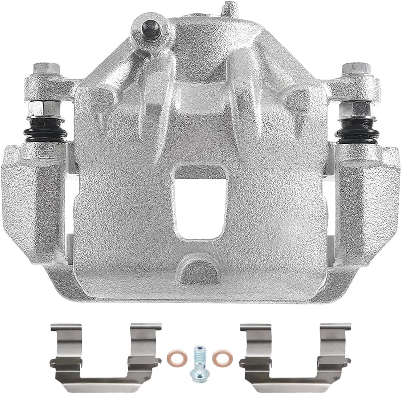 Detroit Axle - Front Brake Calipers for 07-10 Hyundai Elantra Kia Magentis, 06-10 Sonata Optima Disc Brake Calipers with Brackets Assembly 2006 2007 2008 2009 2010 Replacement