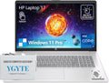 HP 17 Touchscreen Laptop Computer, 17.3' HD+ Touch Screen Laptop Notebook PC, Intel 10-Core i7, Windows 11 Pro | 10 Key Backlit | Fingerprint | Wi-Fi 6 | 64GB RAM 1TB SSD