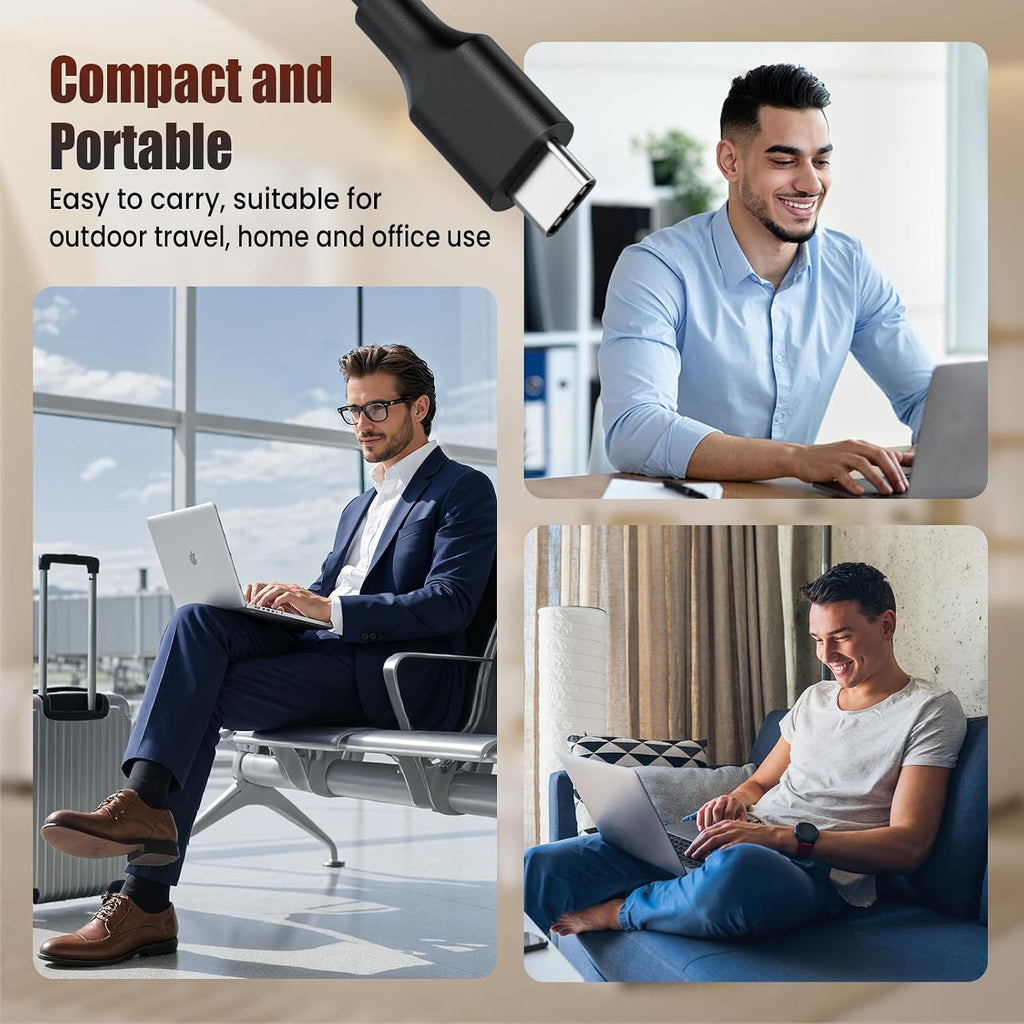 20 Pack 45W USB Type C AC Adapter Compatible with HP Chromebook X360 11 13 14 14A 11 11A G5 G6 G7 G8 EE HP Spectre X360 13 Elite X2 Laptop USB C Power Cord