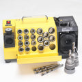 Drill Bits Sharpener, 3-20mm Grinding Machine, Lip Relief Angle & 95°-135° Point Angle Adjustable Drill Bit Re-Sharpener, Portable Sharpening Machine with 18 Collets, MR-20G