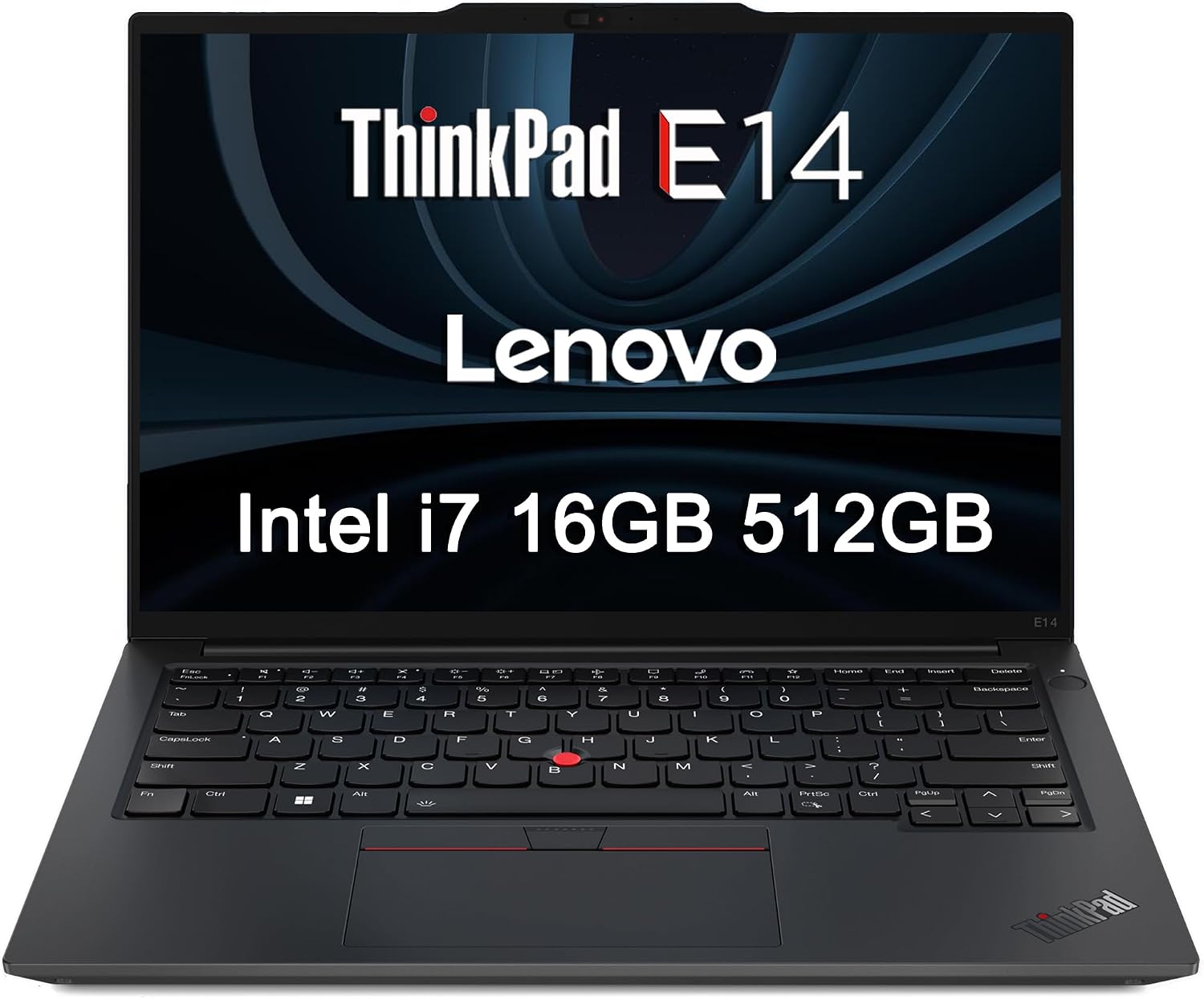 Lenovo ThinkPad E14 Business Laptop (14' FHD+ Anti-Glare, Intel 10-Core i7-1355U, 16GB RAM, 512GB SSD) Backlit Keyboard, Fingerprint, Fast Charge, 1080p RGB Webcam, Thunderbolt 4, Win 11 Pro w/Copilot