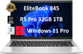 HP EliteBook 845 Business Laptop (14' FHD, AMD Ryzen 5 PRO 5650U, 32GB RAM, 1TB SSD, > Intel i5-1145G7) Long Battery Life, Backlit, Fingerprint, Wi-Fi 6E, Webcam, Win 11 Pro (Renewed)