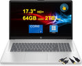 HP 17 Business Laptop | 17.3' HD+ Anti-Glare Touch | Intel 10-core 7 150U (>i7-1355U) | 64GB DDR4 2TB SSD | Backlit Type-C Win11Pro w/DLCA Accessory