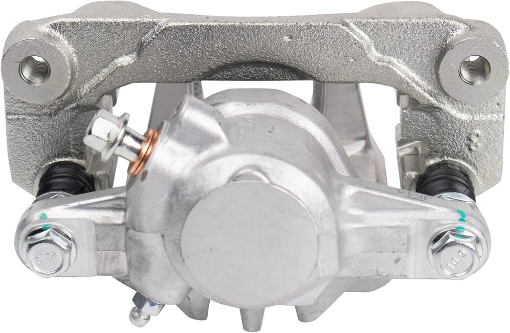 TRQ Rear Brake Pad and Rotor Set Ceramic Solid Rotors Calipers Compatible with 2012-2013 Subaru Impreza