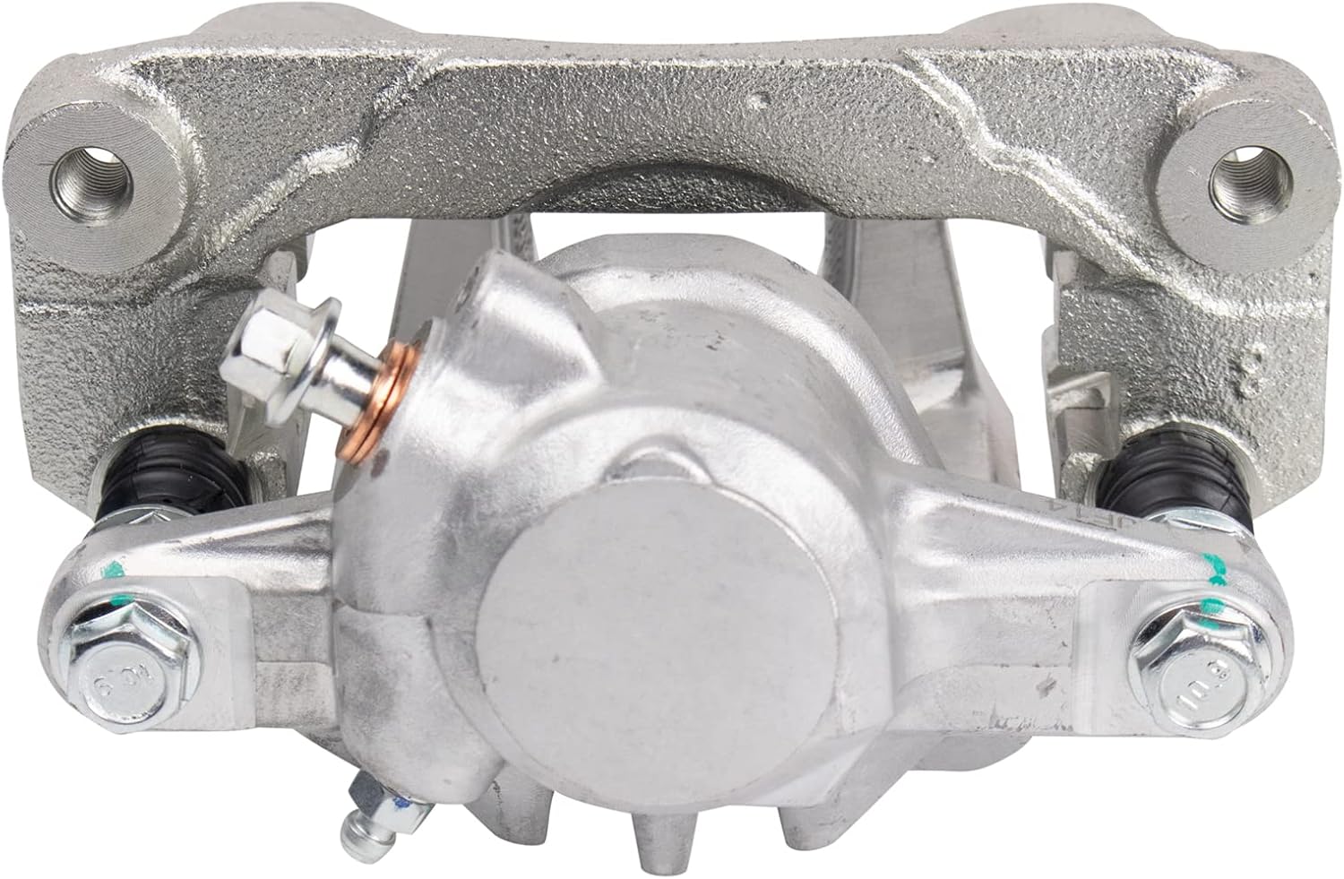 TRQ Rear Brake Pad and Rotor Set Ceramic Solid Rotors Calipers Compatible with 2012-2013 Subaru Impreza