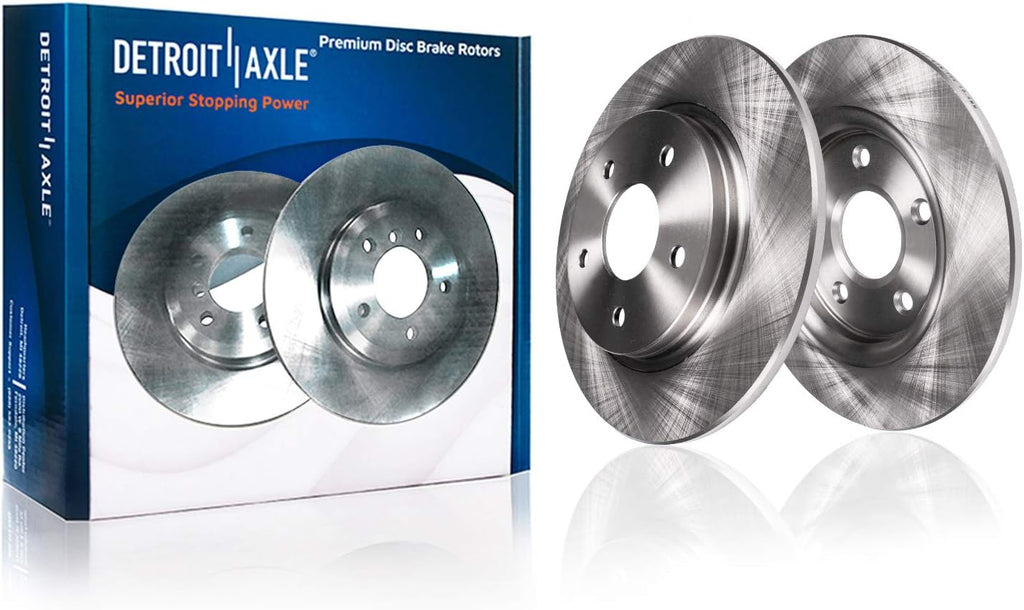 Detroit Axle - Brake Rotors for 2011-2015 Chevrolet Volt 2014-2015 Cruze 2012-2014 Orlando 2012-2017 Buick Verano, Disc Brake Rotors Replacement : 11.81' inch Front and 11.50' inch Rear Rotor