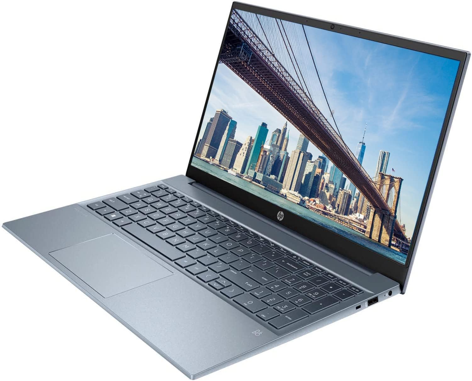 HP 2022 Pavilion Laptop, 15.6' Full HD Touchscreen, 12th Gen Intel Core i7-1255U, 16GB DDR4 RAM, 1TB PCIe SSD, Webcam, Backlit Keyboard, HDMI, Bluetooth, Wi-Fi 6, Windows 11 Home, Blue