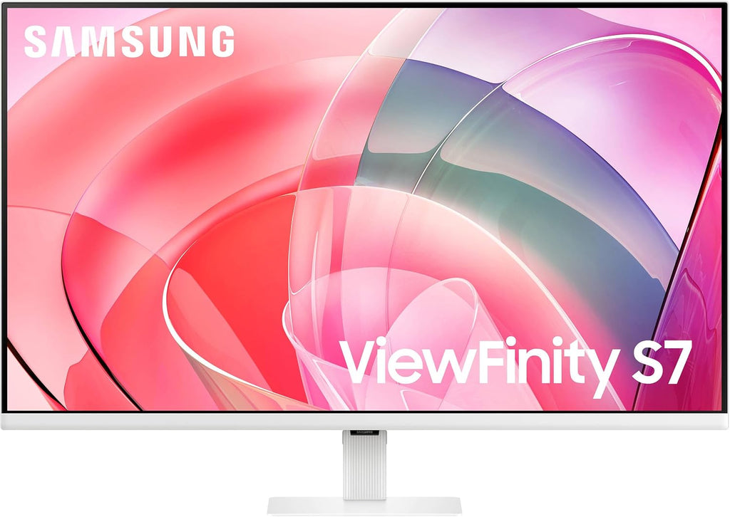 Samsung 32-in S70D 4K HDR LED Computer Monitor - LS32D701EANXZA - White