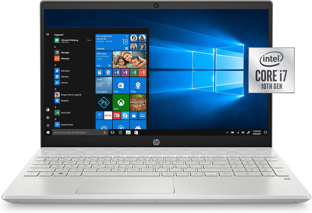 HP 15-cs3019nr Pavilion 15.6-Inch Laptop, Intel Core i7 (Mineral Silver)
