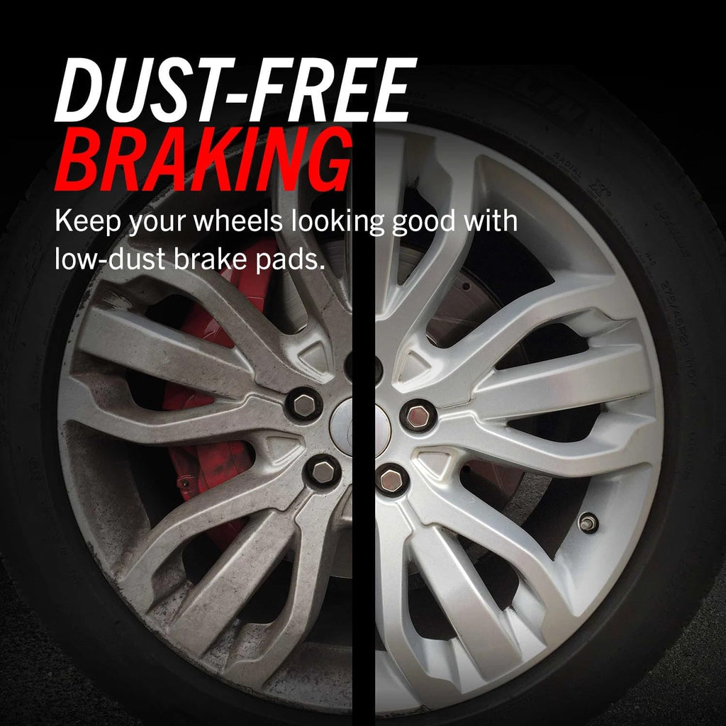 PowerStop Front and Rear Brake Kit for Ford Fiesta 2014-19 - Z17 Ceramic Brake Pads & Disc Rotors Replacement, KOE7002