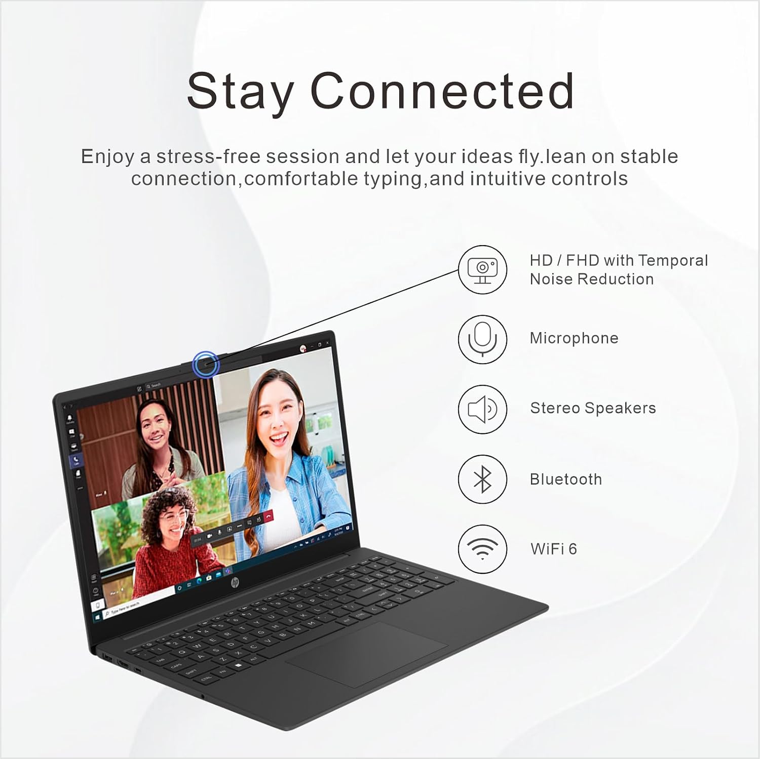 HP 255 G10 Business Laptop | 15.6' FHD Display | AMD Ryzen 5 7530U (Beat i7-1165G7) | 32GB RAM | 1TB SSD | Numeric Keypad | Wi-Fi 6 | Bluetooth 5.2 | Windows 11 Pro | School, Business & Productivity