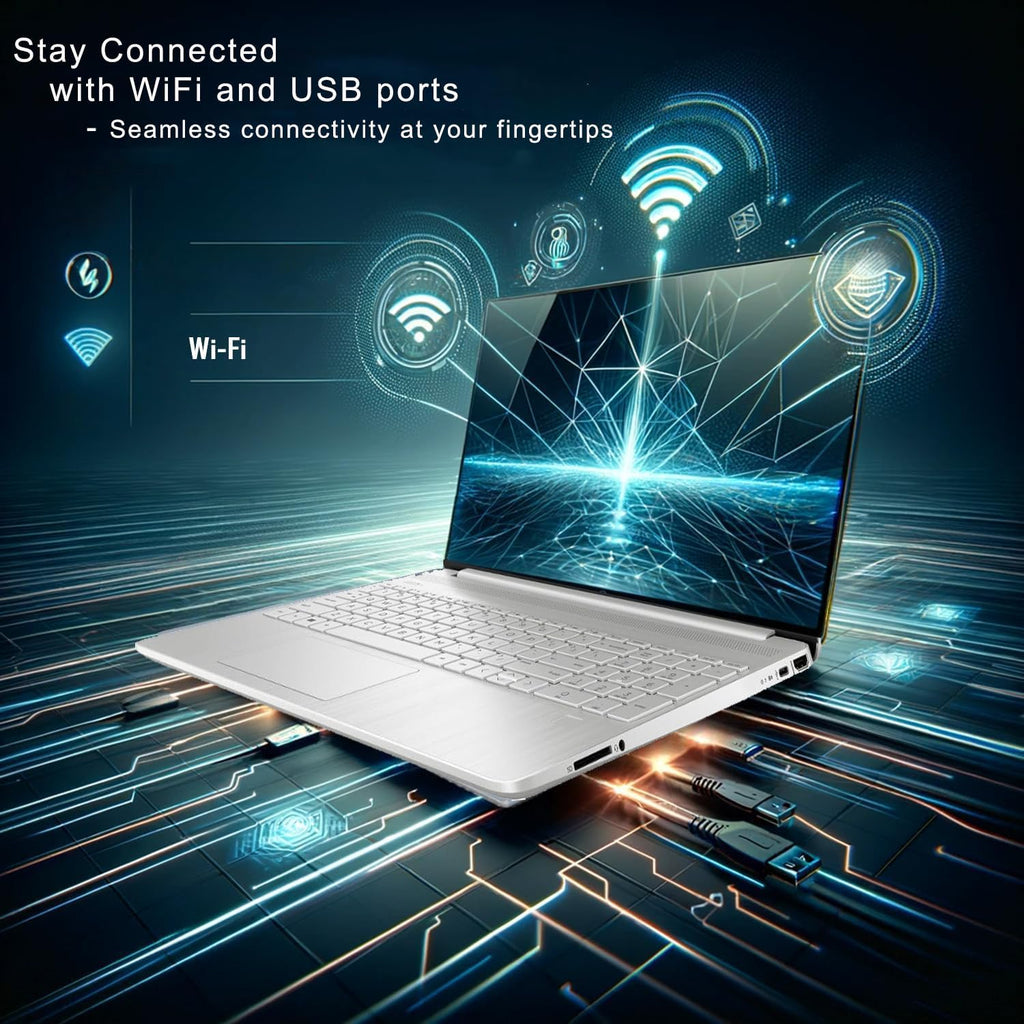 HP Laptop,15.6' FHD (1920 x 1080) Touch Display, Core i7-1255U 10-Core Processor, Bluetooth, WiFi, Windows 11 Pro, w/WOWPC 500GB External (Touchscreen, 64GB RAM | 1TB PCIe SSD)