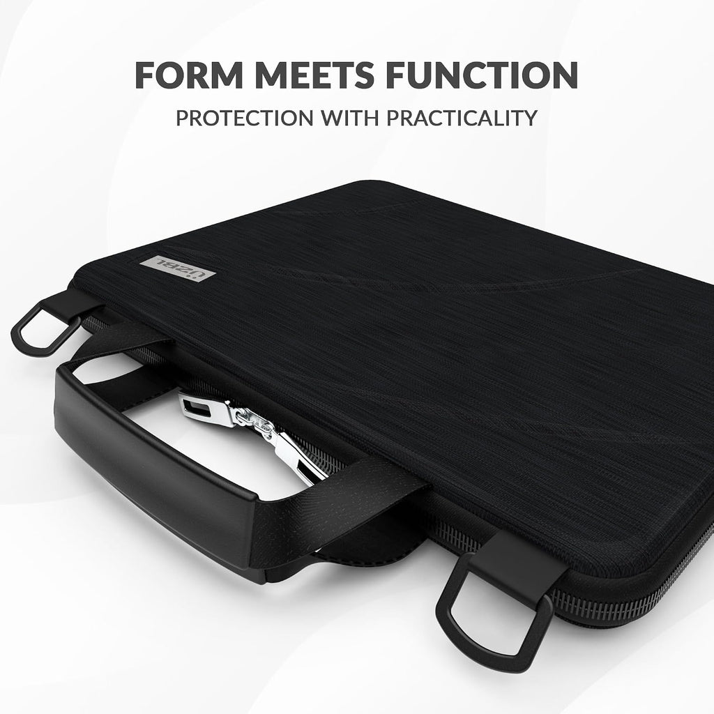 UZBL 13-14 Inch Always-on Chromebook Protective Hard Case with Adjustable Shoulder Strap and Carrying Handles (20 Pack)