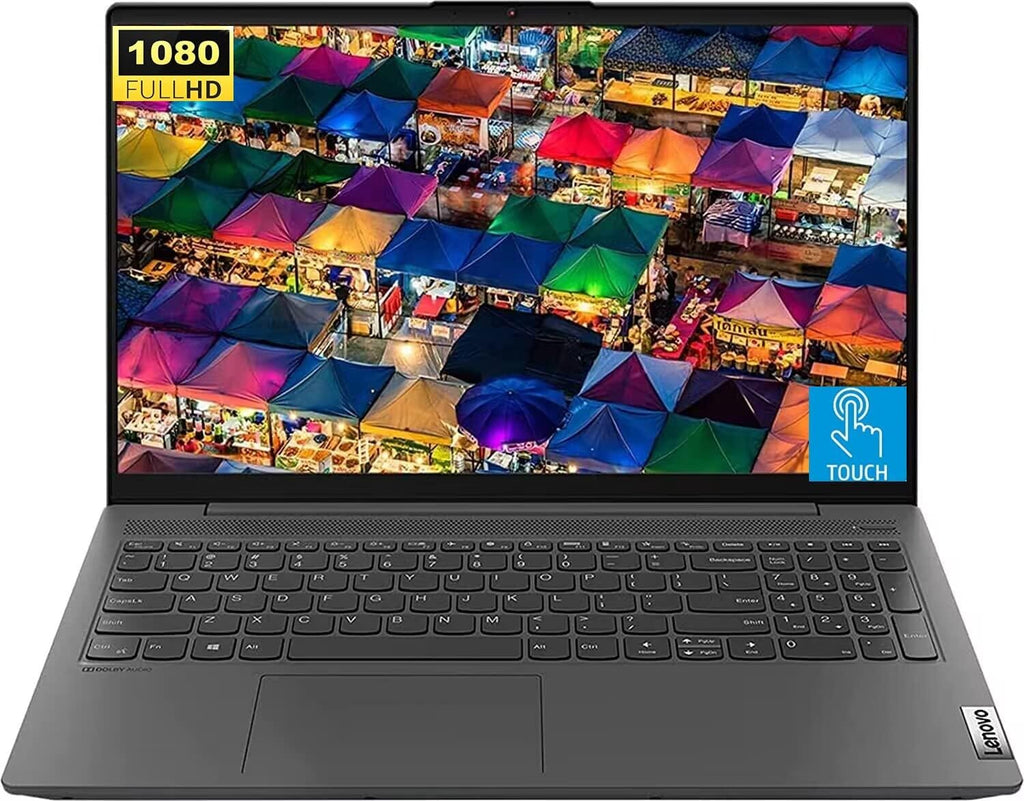 Lenovo Latest IdeaPad 5 15.6' FHD Touchscreen Laptop, AMD Ryzen 7 5825U, 16GB RAM 2TB PCIe SSD, Wi-Fi, Webcam, Fingerprint Reader, Backlit Keyboard, Windows 11 Home, Grey