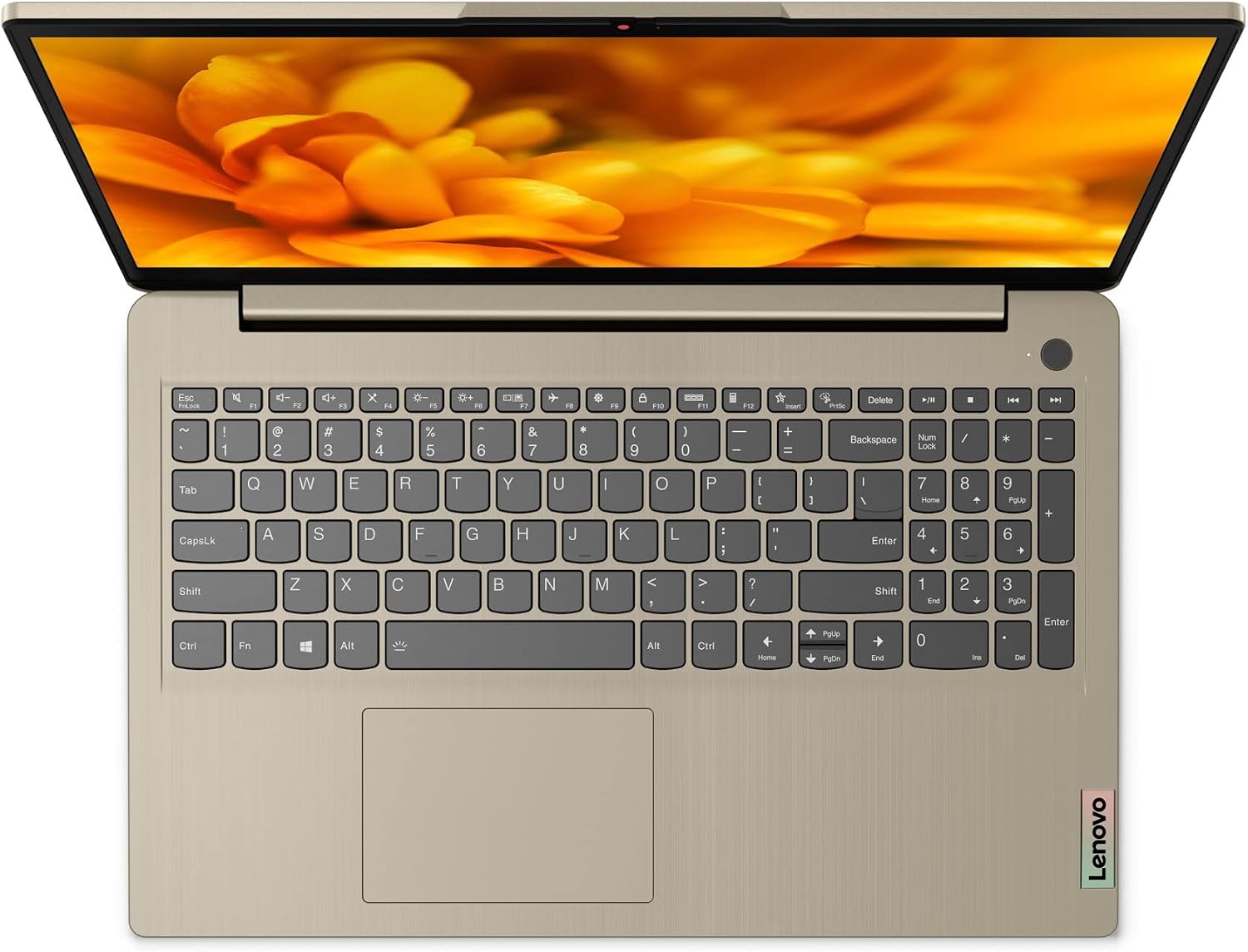 Lenovo 2023 IdeaPad 3 15.6' FHD Laptop Intel 2-Core i3-1115G4 Intel UHD Graphics 8GB RAM DDR4 256GB NVMe SSD WiFi AC Bluetooth Webcam HDMI Card Reader Sand Windows 11 Home w/ 32GB USB