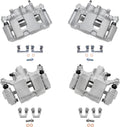 Detroit Axle - 4pc Brake Calipers for 2006-2010 Chevrolet Impala 2006-2007 Monte Carlo, 4 Front and Rear Disc Brake Calipers Replacement