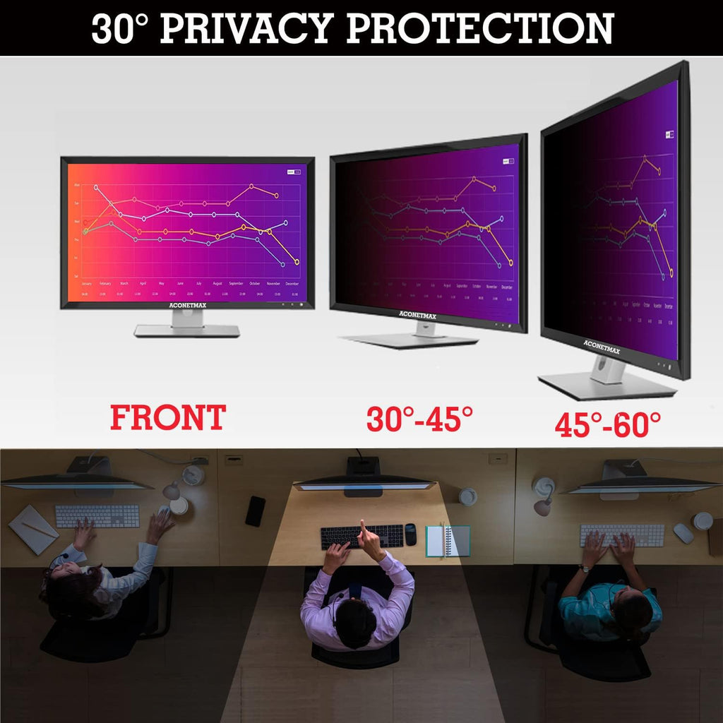 40 Inches Privacy Screen Filter for Ultrawide 21:9 Curved Monitor | Computer Privacy Shield | Anti-Glare | Anti- Blue Light Protector